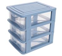 Mobestech Contenitore per Cosmetici in Cassetti Piccoli Organizer per Cassetti da Scrivania Mobiletto per Trucco Design Tre Strati