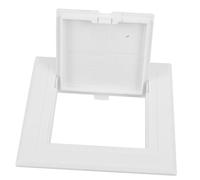 Mobestech Copertura della Porta di Accesso Copertura di Accesso Muro a Secco Porte di Accesso in Metallo Porta di Accesso per cartongesso divanetto reclinabile ABS Bianca