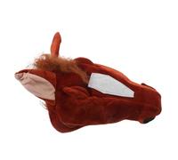 Mobestech Copricapo da Costume da Animale a Forma di Testa di Cavallo Marrone 2026, Maschera da Cavallo per Feste in Maschera, Accessorio Cosplay e Adulti per Capodanno Cinese