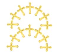 Mobestech Coriandoli Comunione Forma Croce Colorati Decorazioni Tavolo Battesimo Prima Comunione e Matrimonio Confetti Plastica Facili da Pulire Effetto Spargimento Uniforme e Atmosfera