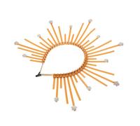 Mobestech Corona Vintage da Dea con Fascia per Capelli Raggi Accessorio Costume Solare per Donna Decorazione Elegante per Party Matrimonio e Spettacoli Fascia Comoda e Distintiva