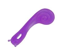 Mobestech Correttore per Archetto di Violino a Forma di Chiocciola in Silicone Porpora Leggero per Principianti per Coltivare Movimento del Polso in Lezioni di Violino