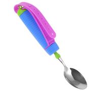 Mobestech Cucchiaio Adattivo Antiscivolo Per Anziani Utensile Da Tavola Ergonomico Facile Da Pulire e Utilizzare Utile Per Riabilitazione e Svezzamento Design Leggero e Sicuro Per Anziani