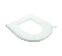 Mobestech Cuscino per Sedile Wc Traspirante Piedistallo, Tappetino Spesso Comodo per Uso Domestico, Copriwater Verde U-shaped Adatto Inverno Bagno