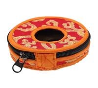 Mobestech Custodia per Campanelli per Piatti Ricami Fatti Mano Supporto per Campanelli per Meditazione Borsa per Riporre le Campane