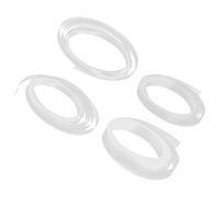 Mobestech di Copri Stanghette per Comfort Quotidiano per Occhiali 4 in Plastica Trasparente, Protezione Antiscivolo Film Termoretraibile Resistente per Aste