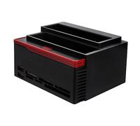 Mobestech Disco Rigido Portatile Base Disco Rigido Usb 2.0 Base Per Disco Rigido a Due Posizioni Stazione Di Aggancio Hdd Lettore Del Disco Rigido Duplice Scopo Contenitore Per Hdd Plastica