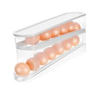 Mobestech Distributore Di Uova Spirale Custode Spazio Frigorifero Contenitore Per Uova Forma Frigo Porta Uova Per Uova Conservazione Delle Uova Per La Cucina Salvataggio Pp Bianca