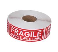 Mobestech Etichette Fragili Per Spedizione Di Avvisi Adesivi Da Maneggiare Con Cura Per Proteggere Articoli Delicati Come Vetro e Ceramica