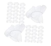 Mobestech Federa Monouso per Lettino da Massaggio Non Tessuto 100 Pezzi Copri Poggiatesta Elastico a Forma di U per Spa e Saloni di Bellezza Protezione Igienica per Cuscino Massaggiante