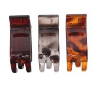 Mobestech Fermagli Per Chioma Da Ragazza 3 Pezzi Artigli Antiscivolo Per Coda Di Cavallo Alta e Chignon, Accessori Decorativi Per Chioma Spessi e Ricci, Per Uso Quotidiano e Occasioni Speciali