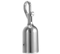 Mobestech Gancio Doppia Testa in Metallo Per Cordone Barriera Gancio Per Corda Di Isolamento E Controllo Folla Accessorio Robust Per Asta Benvenuto E Ringhiera 3.7X1.2X1.2 Pollici