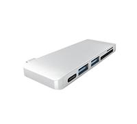 Mobestech Hub USB Tipo C Combinato Hub USB Slot e Micro Convertitore di Ricarica e Dati per Dispositivi Type-c Connettore senza Driver