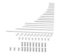 Mobestech Kit Riparazione Oboe con Aste e Viti Filettate in Acciaio per Strumenti Fiato Kit per Parti di Fissaggio Obò Accessori Duraturi e Facili da Manutenere