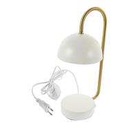 Mobestech Lampada Scalda Candela Legno Bruciatore di Cera con Fragranza Lampada da Tavolo Senza Fiamma per Ornamento Elegante per Casa Camera Comodino