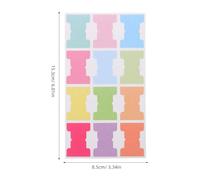 Mobestech Linguette Adesive per Indice Scrivibili Colorate Etichette Adesive Rimovibili per Quaderni e Raccoglitori Segnalibri Autoadesivi per Organizzazione Scolastica e Ufficio Set da