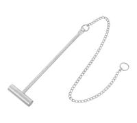 Mobestech Martello Antincendio in Acciaio Inox Rompivetro di Emergenza e Pulsante Allarme per Idrante Mini Martello di Sicurezza Compatto per Ufficio Casa e Uso Industriale