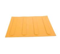 Mobestech Mattoni Ciechi Pavimentazione in Pvc 25x25 Cm Strisce Gialle Antiscivolo Per Marciapiedi e Percorsi Tattili Sicuri Per Persone Non Vedenti