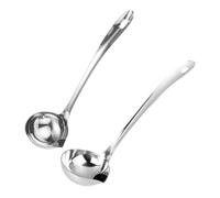 Mobestech Mestolo Separatore Di Grassi Per Zuppa Cucchiaio Schiumarola Con Foro Piccolo Lavabile in Lavastoviglie Per Una Cucina