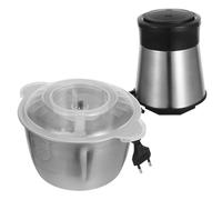 Mobestech Mini Tritacarne Elettrico in Acciaio Resistente 2L Doppia Velocità Tritaverdure Multifunzione per Carne Aglio e Verdure Elettrodomestico da Cucina Sicuro e Adatto a