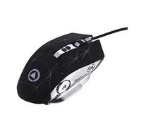 Mobestech Mouse Cavo Usb Retroilluminato Per Laptop Mouse Da Gioco Silenzioso Luce Led a Effetto Respiro Anti-sudore Per Uso Multifunzionale