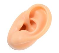 Mobestech Orecchio in Silicone Flessibile Sinistro per Esposizione Gioielli e Pratica Piercing Orecchio Finto Realistico per Formazione Professionale e Test Auricolari