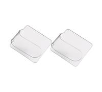 Mobestech Palette Cosmetiche Trasparenti in Acrilico 2 Pezzi Per Miscelazione Fondotinta Ed Eyeliner, Piastra Portatile Per Trucco Mani Per Amanti Della Bellezza e Pelli Sensibili