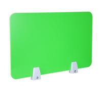 Mobestech Pannello Divisorio per Scrivania Ufficio Morsetto Verde 50x30 Cm, Set 1 Pezzo, Separatore Acustico Portatile per Riduzione Rumore e Privacy Spazio Lavoro, Accessorio per Ufficio