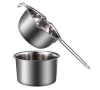 Mobestech Pentola Doppia Caldaia in Acciaio Inossidabile, 1 Set, 400ml, per Sciogliere Cioccolato e, per Fabbricazione Candele e Cucina