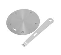 Mobestech Piastra Diffusore Induzione in Acciaio Disco Convertitore Per Piano Cottura Induzione Compatibile Gas Macchine Da Scaldaburro e Bollitori Per Tè