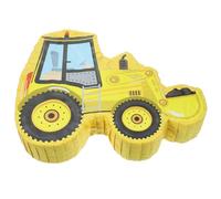 Mobestech Pignatta Escavatrice di Carta Gialla per Feste Fiesta e Compleanni Decorazione Messicana Colorata da Appendere Giocattolo Pignatta Ripiena di Dolciumi e Coriandoli