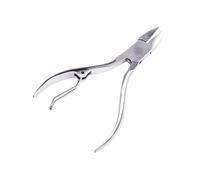 Mobestech Pinza Cuticole in Acciaio Resistente e Leggera Forma Becco d'Aquila per Manicure e Pedicure Manico Ergonomico Antiscivolo per Unghie Spesse e Pellicine Portatile per Viaggi