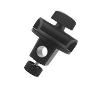 Mobestech Pinza Regolabile per Braccio Microfono in Abs e Ferro, Supporto Robusto per Microfono Nero, per Pratiche Musicali e Discorsi