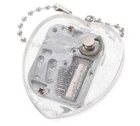 Mobestech Portachiavi Mini Music Box Charm Acrilico Trasparente Pendente Decorativo per Borse e Accessorio Leggero e Resistente per DIY e Regali