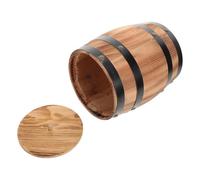 Mobestech Portautensili in Legno Carbonizzato Mini Secchio Organizer per Posate Forchette Cucchiai Bacchette Compatto Adatto a Case Uffici Ristoranti e Campeggio