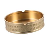 Mobestech Posacenere in Ottone Contenitore per Posacenere da Tavolo in Stile Vintage per Uso Interno