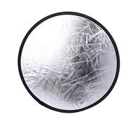 Mobestech Riflettore Fotografico Superficie Argentata e Bianca Accessorio Portatile Per Luce Fotografica Per Macrofotografia Nature Morte e Scatti Dettagliati Leggero e Compatto Per Interni