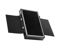 Mobestech Riflettore Portatile Con Griglia Nido Per Controllo Luce Led Diffusore Fotografico Design Ecologico e Resistente Per Transizioni Ombra Morbide e Direzionali