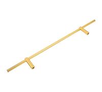 Mobestech Ringhiera per Scaffale per Vino in Lega di Alluminio Dorata da 50 Cm Accessori, Guardrail Decorativo per Cantinetta e Libreria, Protezione Armadietto Resistente e Versatile per