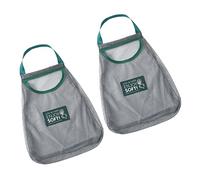 Mobestech Sacchetti a Rete per Verdura e Frutta, 2 Pezzi Verdi, Borsa a Rete Sospesa per Conservazione, Circolazione Aria per Mantenere Fresche, Risparmio Spazio per Cucina e Dispensa