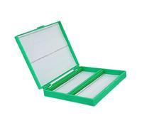 Mobestech Scatola Di Stoccaggio Per Vetrini Del Microscopio Contenitore Porta Oggetti Multi Slot Vassoio Scorrevole in Plastica Per Archiviazione Sicura E Ordinata Delle Diapositive