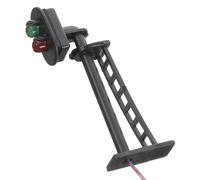 Mobestech Semaforo Modello in Miniatura Giallo per Tavolo di Sabbia Lampada Segnaletica per Giochi di Finzione e Giocattolo Educativo per Accessorio per Scenografie Fai da Te