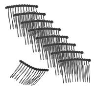 Mobestech Set 25 Pezzi Fermagli Per Chioma Da Donna Pettini Laterali in Metallo 12 Denti Accessori Decorativi Per Acconciature Da Sposa e Impiego Quotidiano