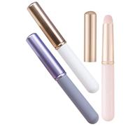 Mobestech Set 3 Pennelli per Labbra Coperchio Applicatori per Rossetto e Lucidalabbra Morbidi e Resistenti Pennelli Trucco Donna Portatili per Ritocchi e Contouring Labbra