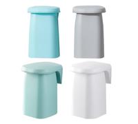 Mobestech Set 4 Magnetici da e Portaspazzolini per Bagno - Facile Installazione Design e Materiali Resistent