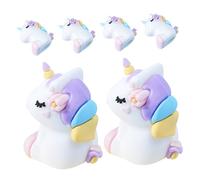 Mobestech Set 6 Temperamatite Manuali a Forma di Unicorno Temperamatite Cartone Animato per Scuola e Ufficio Unicorno Carino per Bomboniere Feste Compleanno