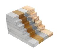 Mobestech Set da 24 Blocchi di Densità Fisica Rettangolari Multimateriale per Esperimenti Scientifici Attrezzatura Didattica per Lezioni di Fisica e Laboratorio Scolastico per Scuola