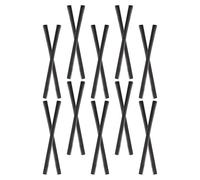 Mobestech Set da 25 Bastoncini di Carbone Artistico in Legno di Salice 5-7 MM Spessi Strumenti per Disegno e Schizzi Professionali Adatti per Arte a Carboncino e Ombreggiature Indoor e