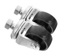 Mobestech Set Installazione Facile Supporto Efficiente e 2 Pezzi per Metallo Diametro Filetto 16mm Ruote per Cricco Idraulico Sollevatori da Pavimento