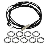 Mobestech Sonda Sensore di Temperatura Digitale Ntc 1 Metro Cavo Anticorrosivo Set da 10 Pezzi per Monitoraggio Industriale e Ambienti Umidi